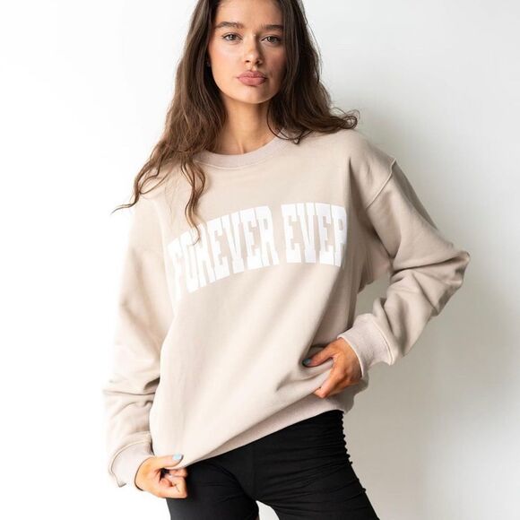 NWT Wool + Pepper Co. FOREVER EVER Crewneck Sweatshirt - Picture 1 of 3